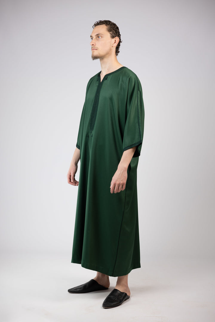 Gandora Gabardine Dark Green Side Shot 2