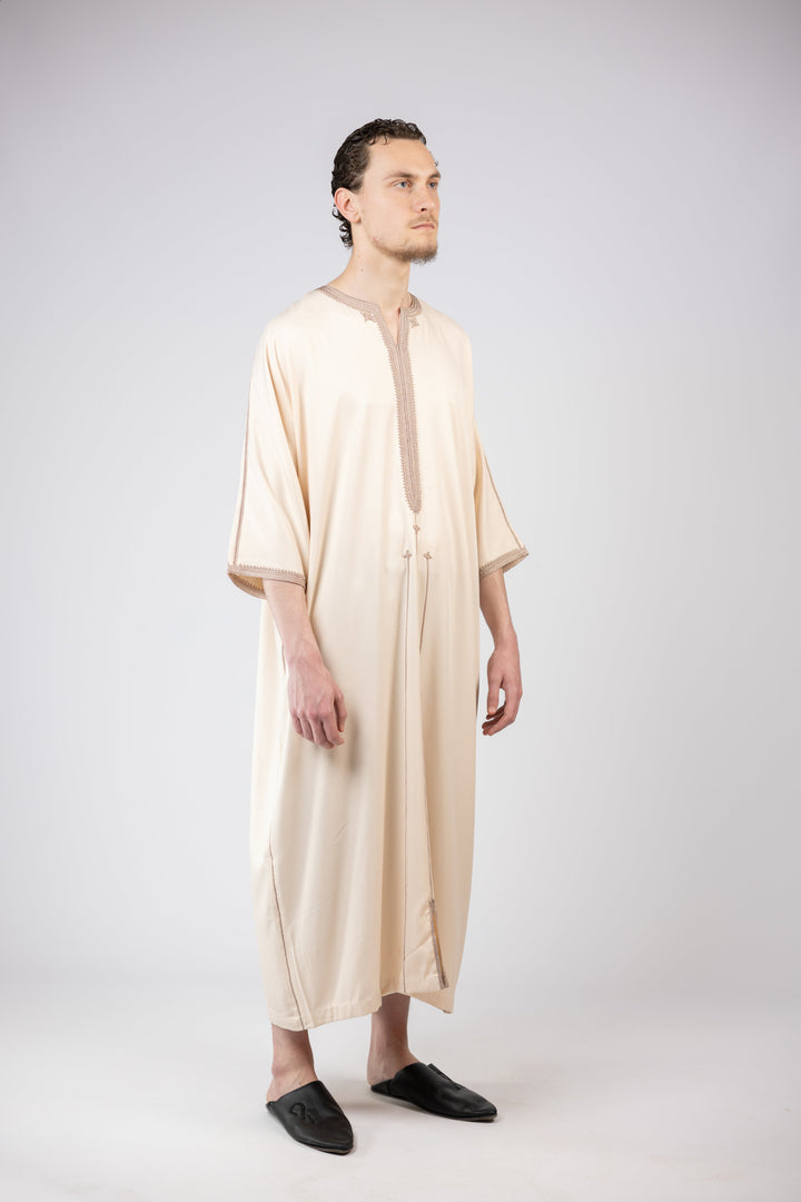 Gandora Gabardine Beige Side Shot 2
